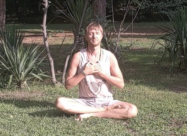 Picture of me meditating
