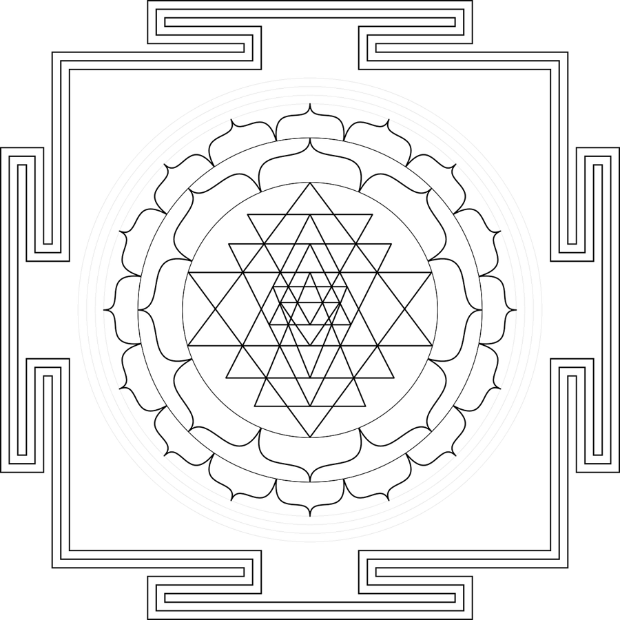 Grafik Sri Yantra